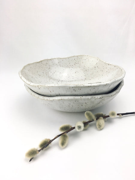 Abstract Bowl in 'Snow'