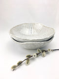 Abstract Bowl in 'Snow'