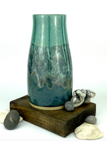 Vase glazed in 'Dark Cloud' (10012021-24)