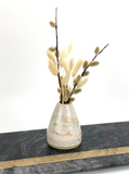 Mini Vase glazed in 'Snow'     (03212022-13e)